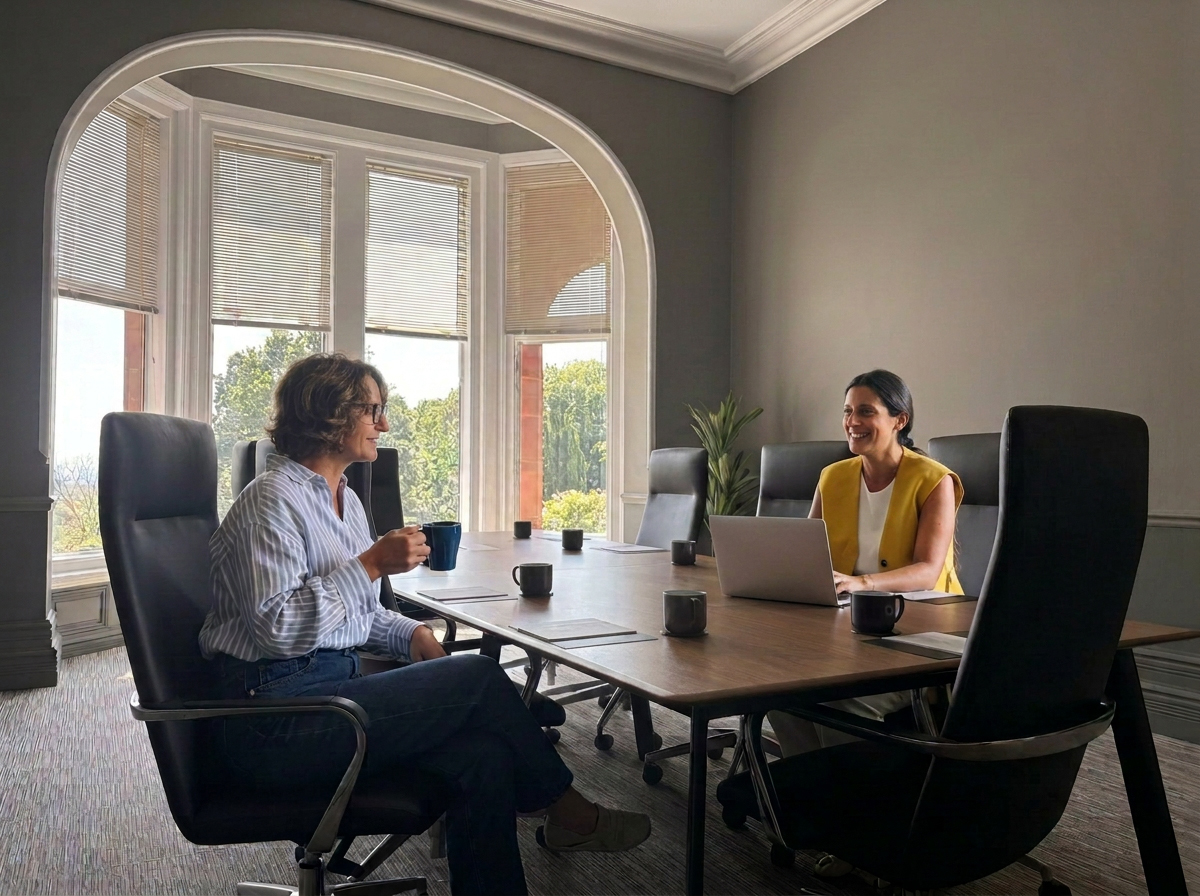 Relaxed meetings at Robert Denholm House